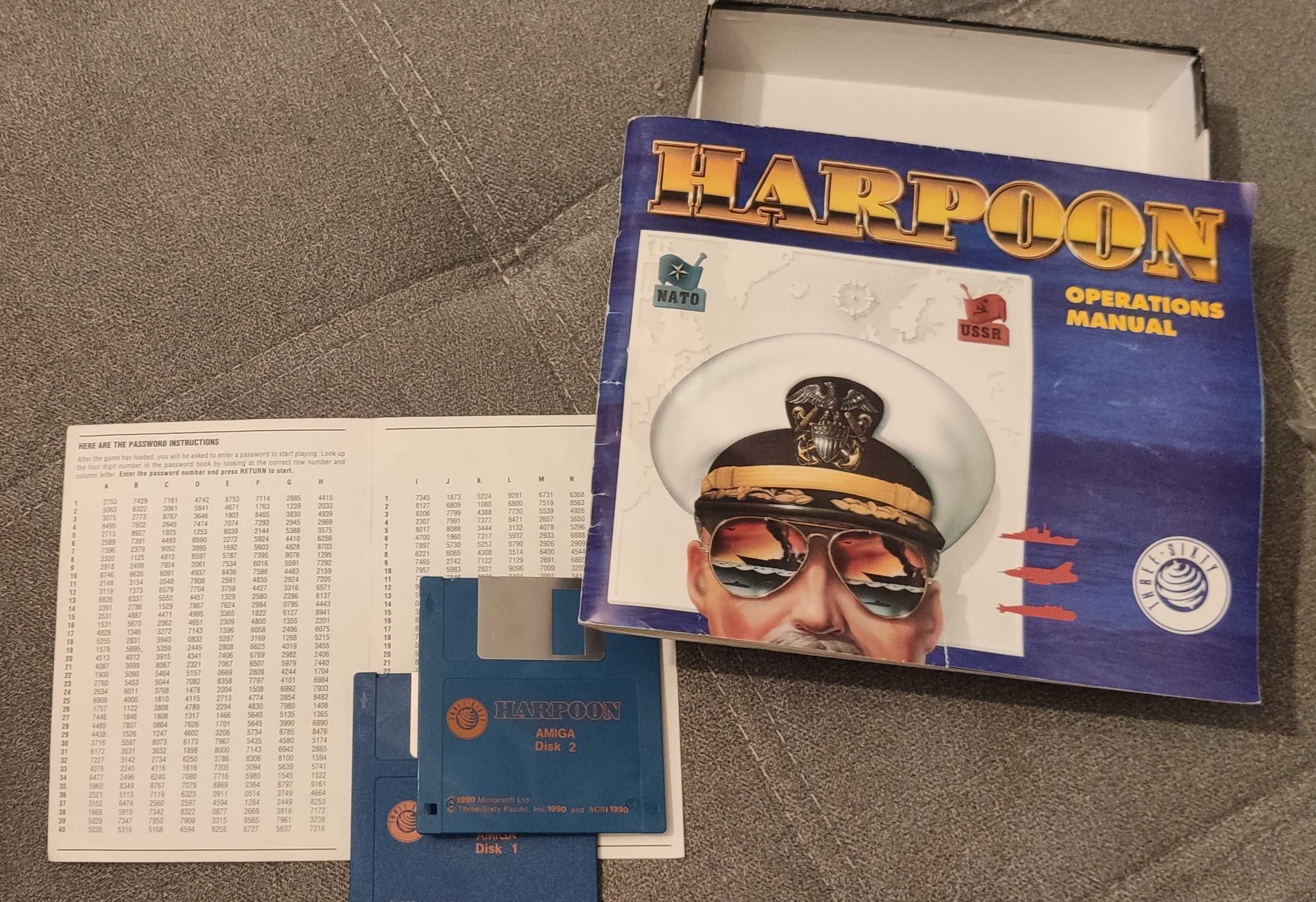 Harpoon rarytas na komputer Amiga, stan bdb
