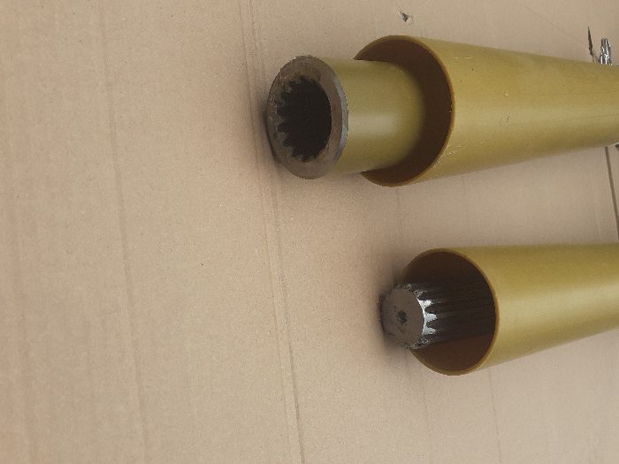 wałek przekaźnika mocy szerokokątny frezowany 135cm 620Nm