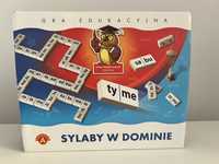 Sylaby w dominie gra dla dzieci