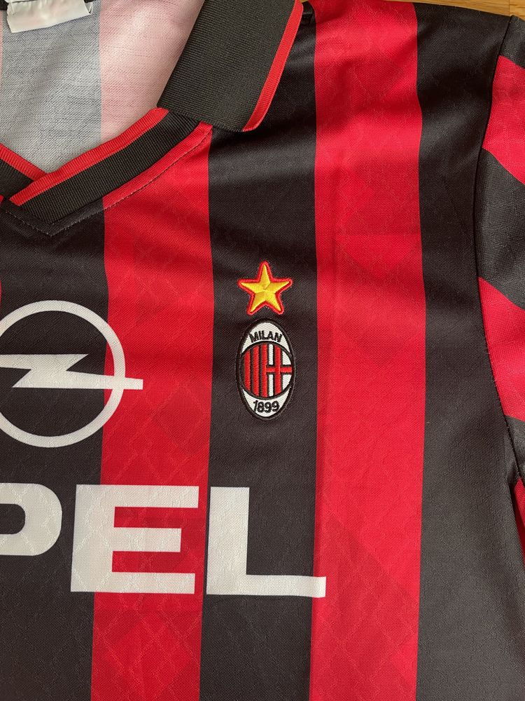 Ac milan football t-shirt vintage (M)