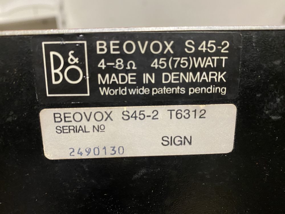 Glosniki Beovox B&O
