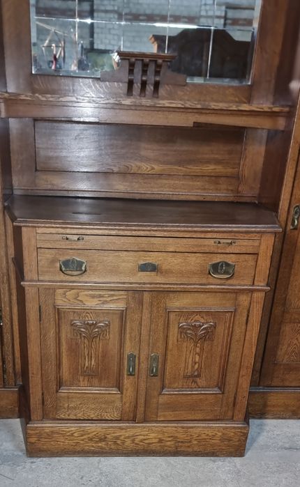 Kredens Secesyjny Dębowy