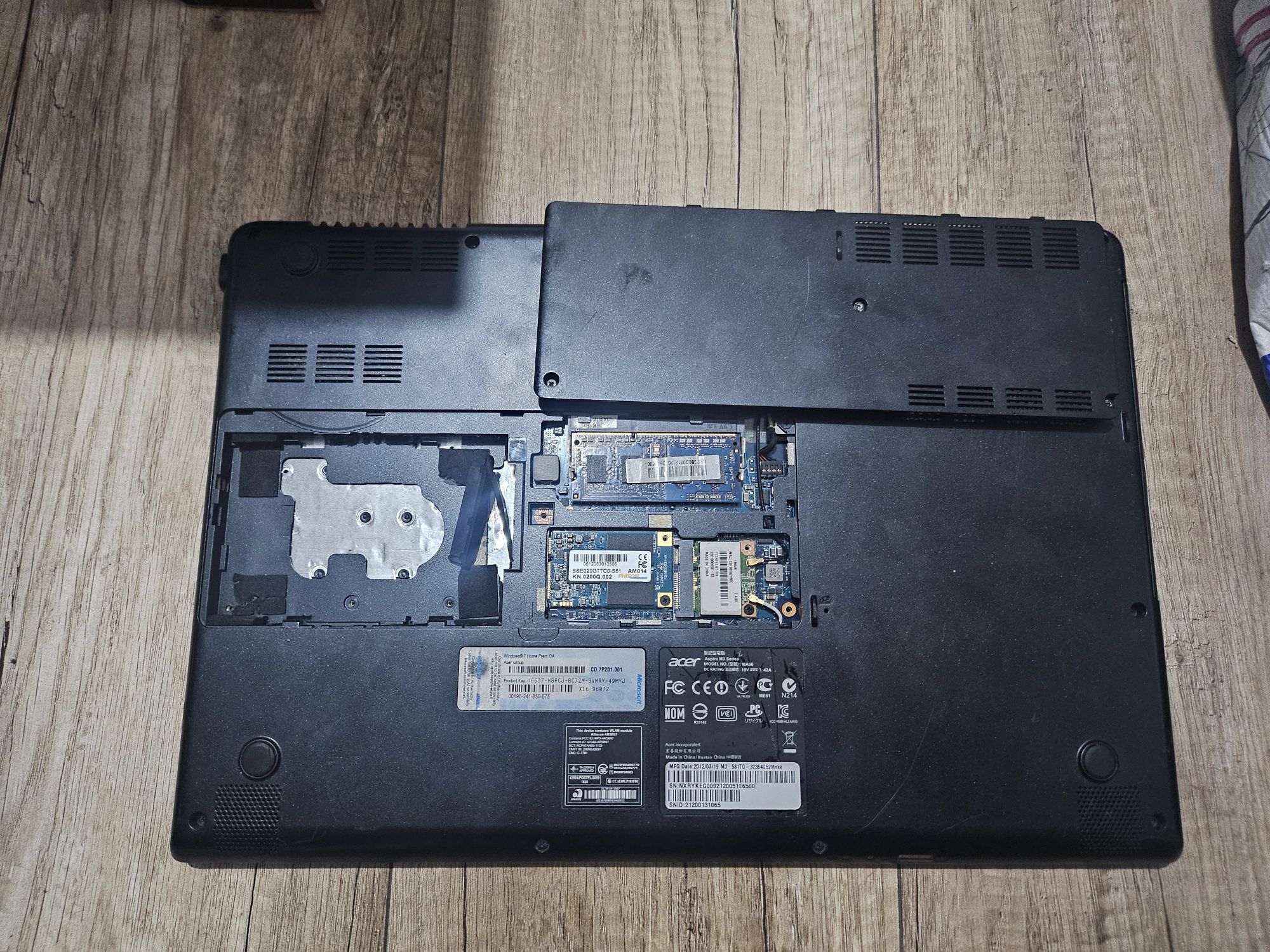 Acer aspier M3 model MA50 stan nieznany