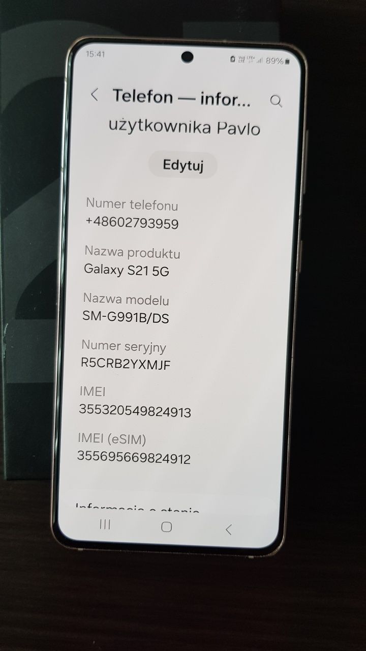 Samsung s21 na gwarancji