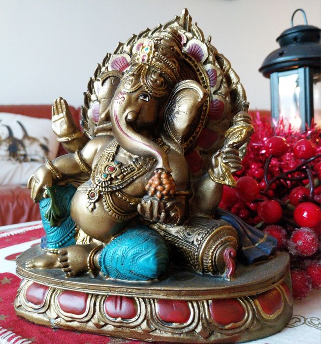 Estatueta de marfinite - Ganesha