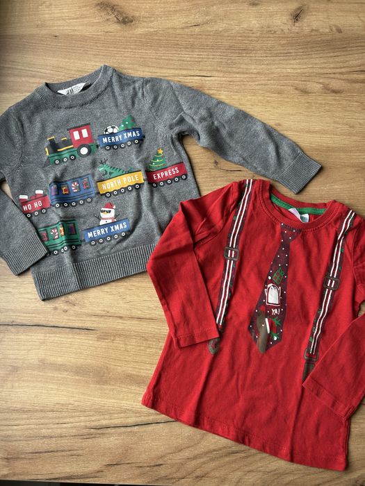 Swiateczny sweterek H&M 92