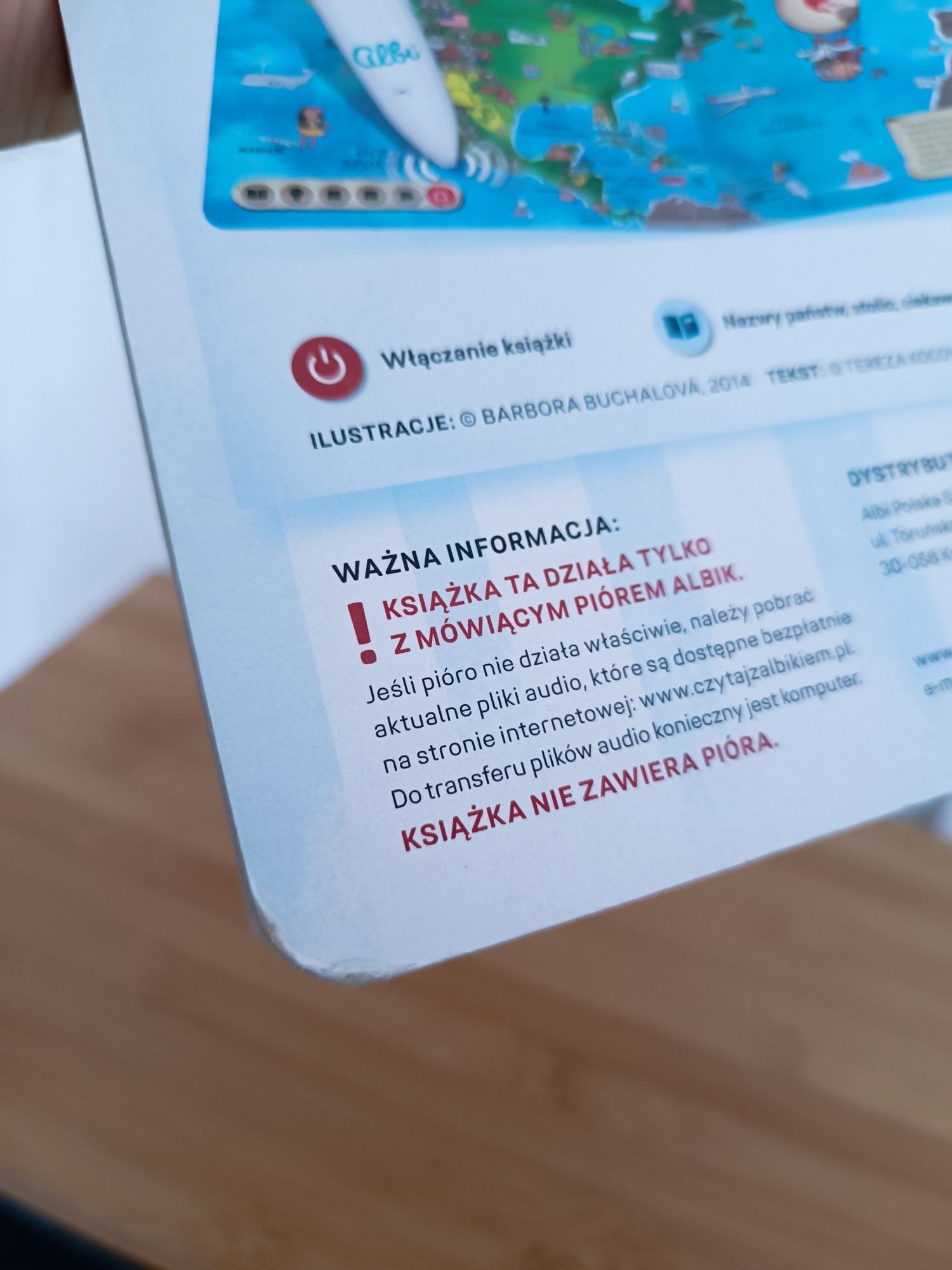 ALBIK Czytaj z Albikiem - zestaw Atlas świata