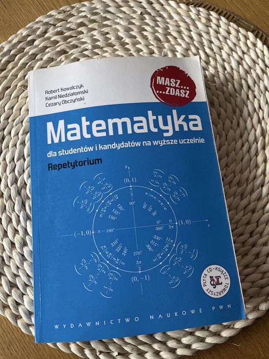 Matematyka dla studentów Kowalczyk Niedziałomski Obczyński