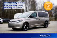 Volkswagen Caddy Maxi / 2,0 122 KM / DSG / Kamera / 7-osobowe / felgi 17 cali