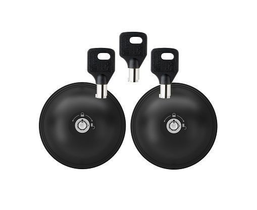 Zamek antywłamaniowy Meroni UFO3 przyczepa bus naczepa box Francja