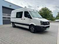 Volkswagen Crafter  2.0 140KM*2015*L2H2*6osobowy*Brygadówka*Tempomat*Klimatyzacja*Hak