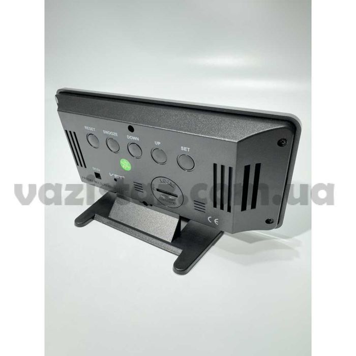 Настольные LED часы VST-888Y зеркальные будильник-термометр-гигрометр