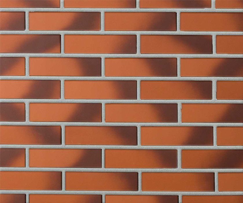 Cegła klinkier LODE CAMELEO pełna czerwono-brązowa podpalana