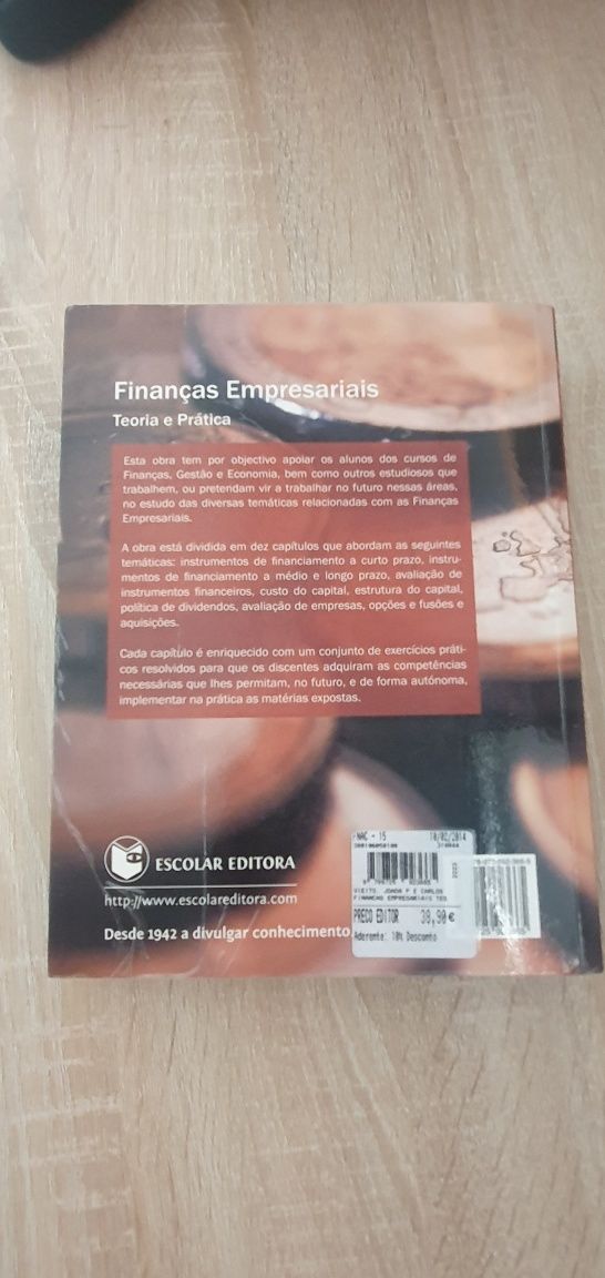 Livro Finanças Empresariais