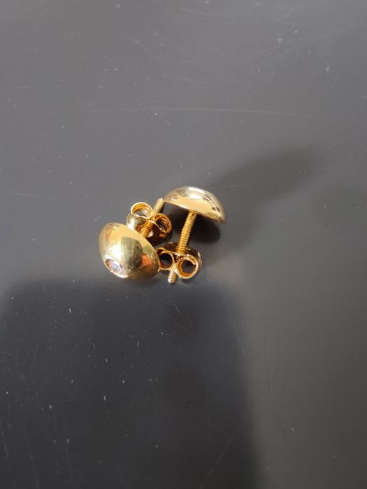 Brincos ouro diamantes