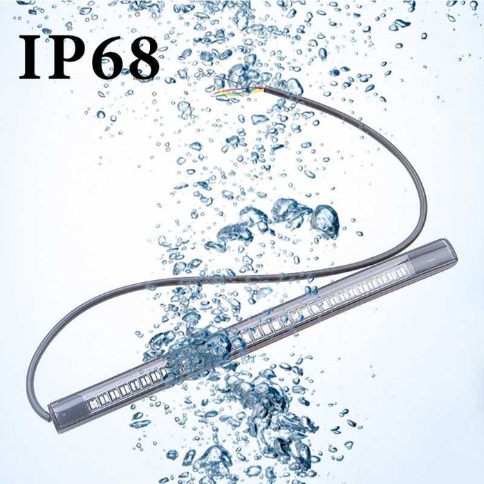 Barra LED com piscas, presença e travão para moto (NOVO)