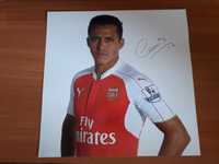 Autografy ARSENAL Gabriel,Alexis Sanchez,Chambers