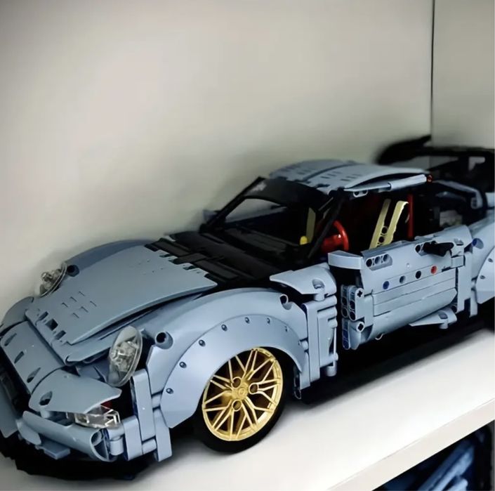 Контсруктор 2100 деталей спортивна велика машинка 56*26см lego technic