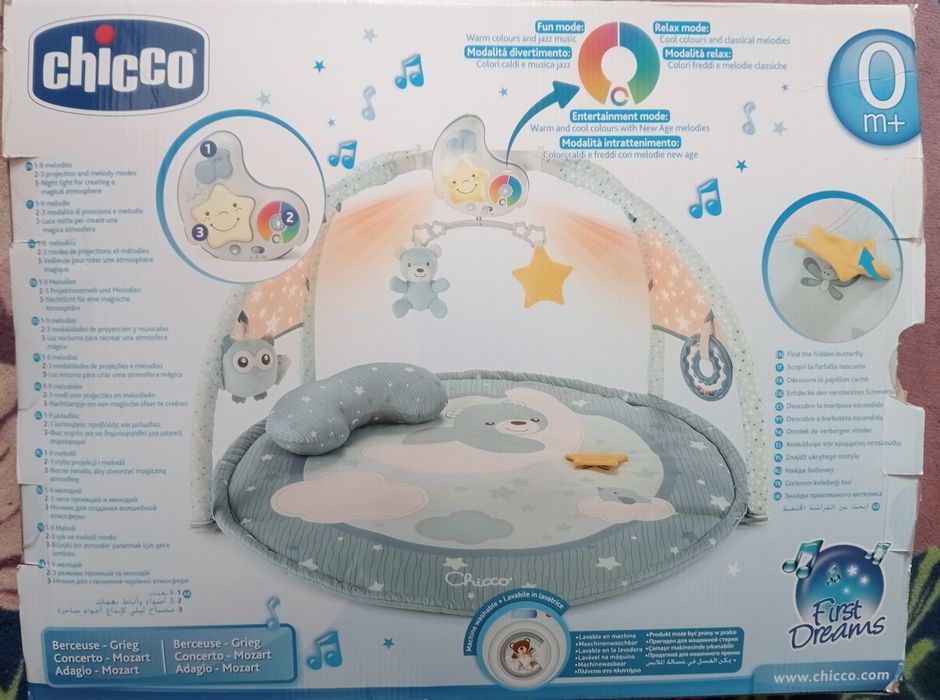 Розвиваючий килимок з проектором-нічником 3 в 1 Chicco Enjoy Colours