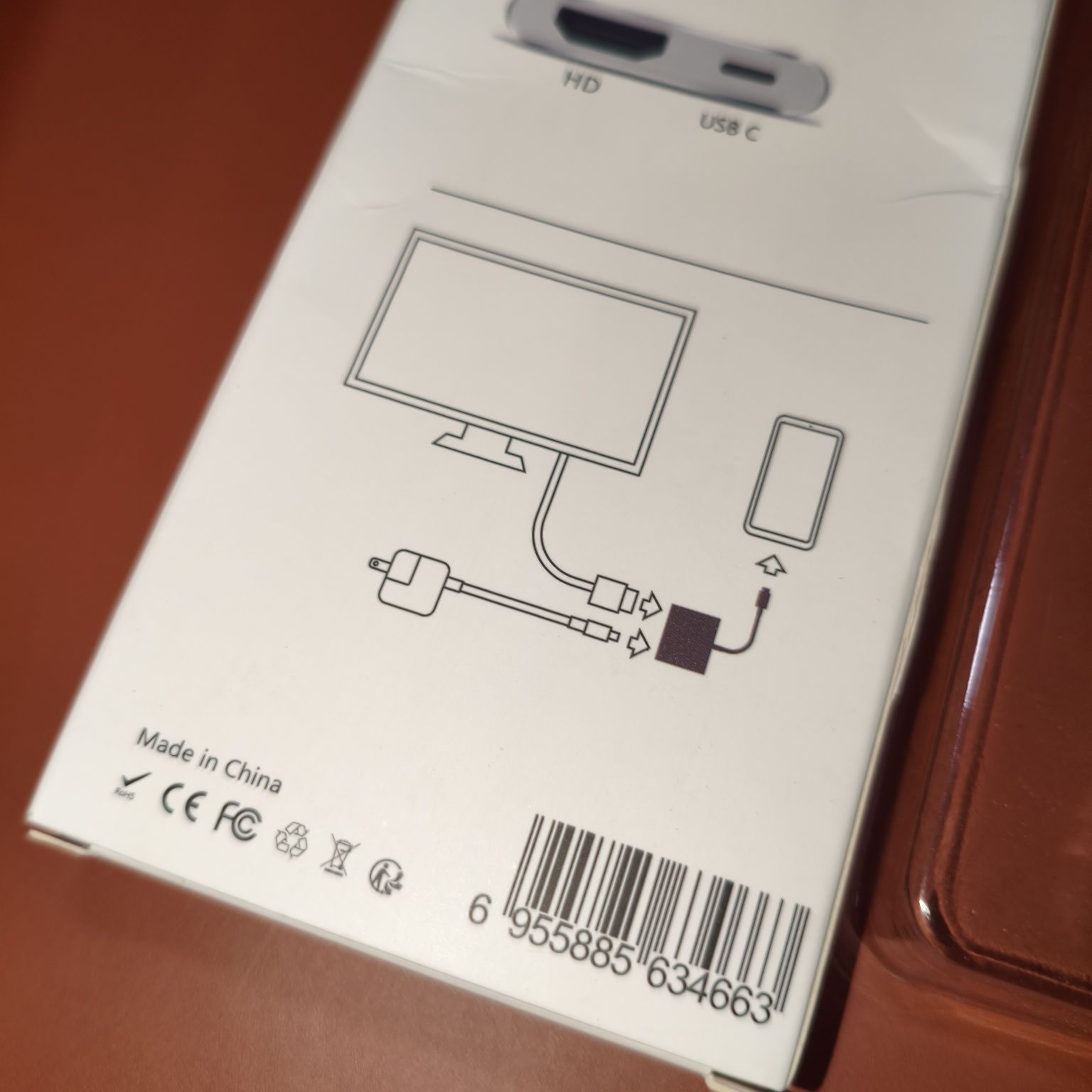 Адаптер USB-C на HDMI + USB-C PD 100W (Digital AV Adapter)
