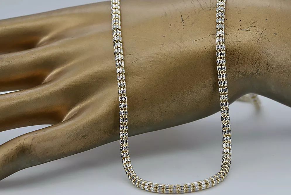 Złoty łańcuszek 14k Fantazy diamentowany cc069yw Warszawa biżuteria