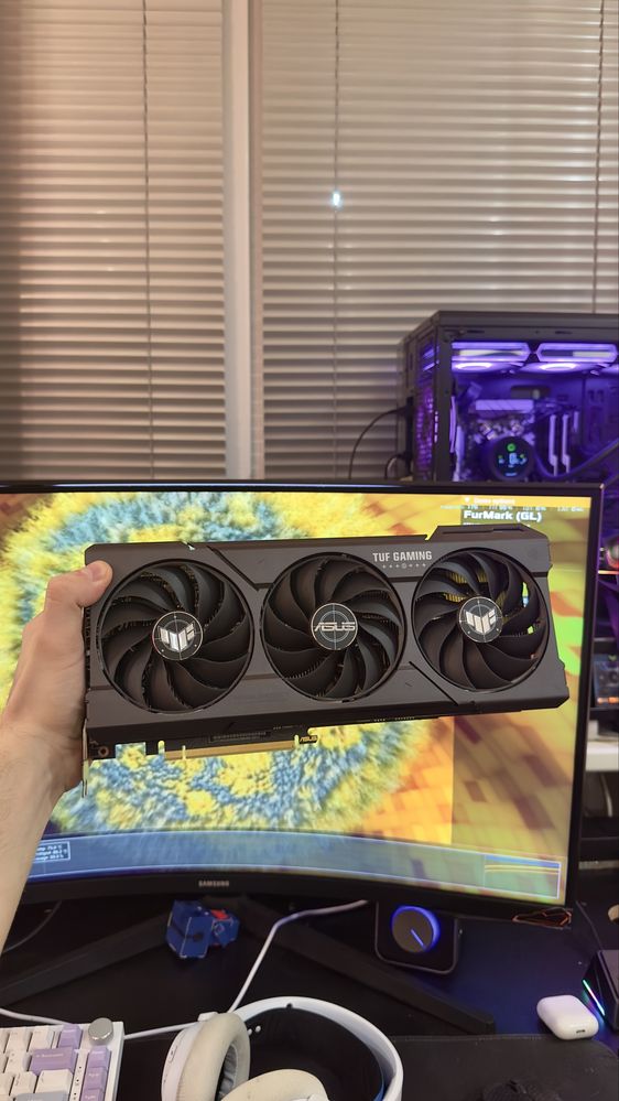 Видеокарта RTX 4070 12GD6 ASUS TUF
