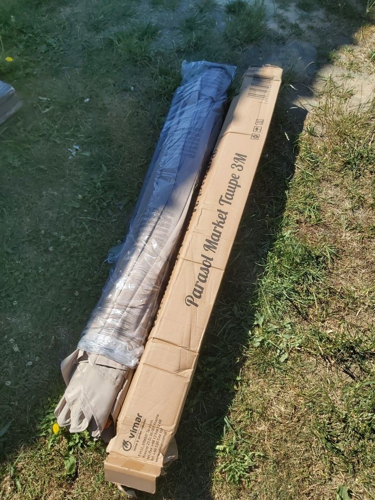 Parasol nowy 3m czerwony