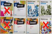 Manuais e Cadernos Atividades 7 ano Várias Editoras