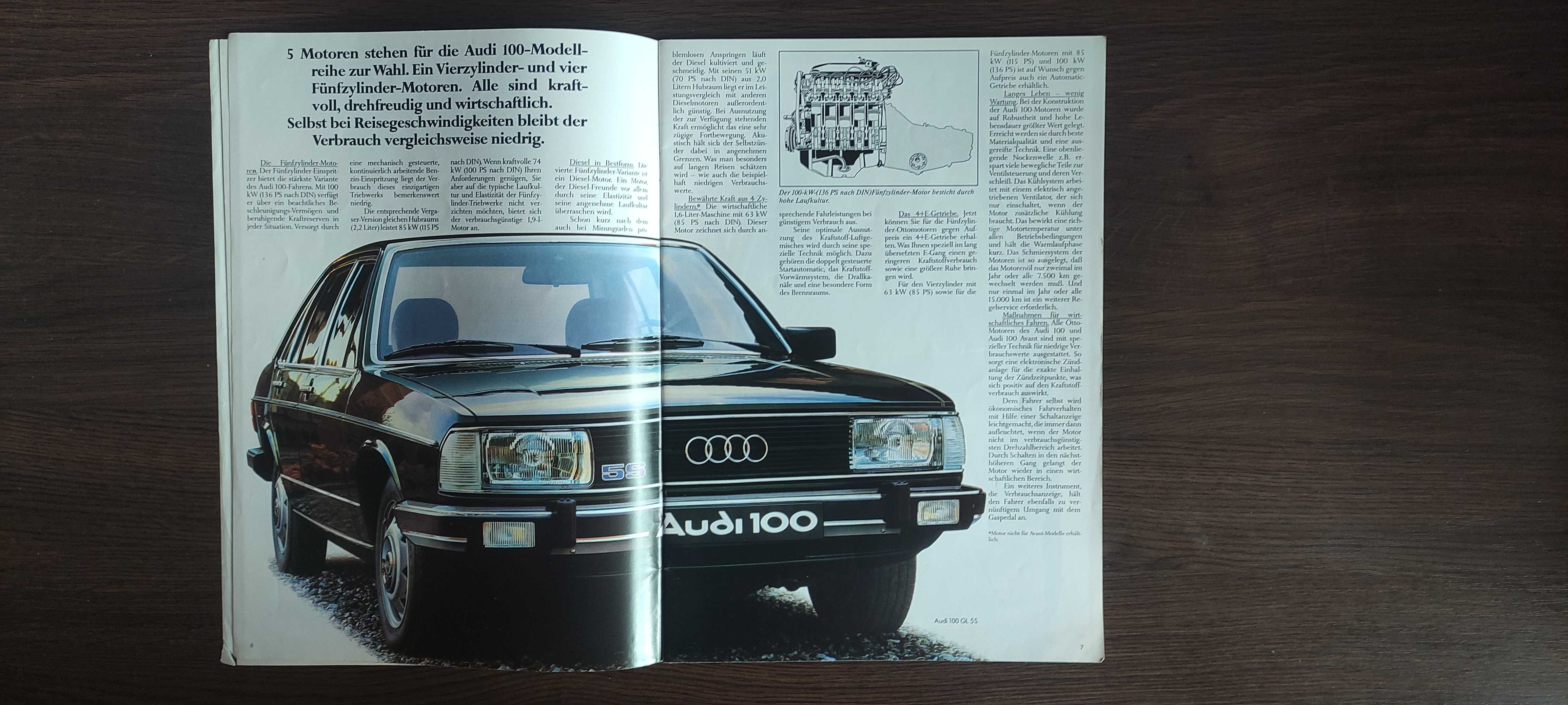 Prospekt Audi 100