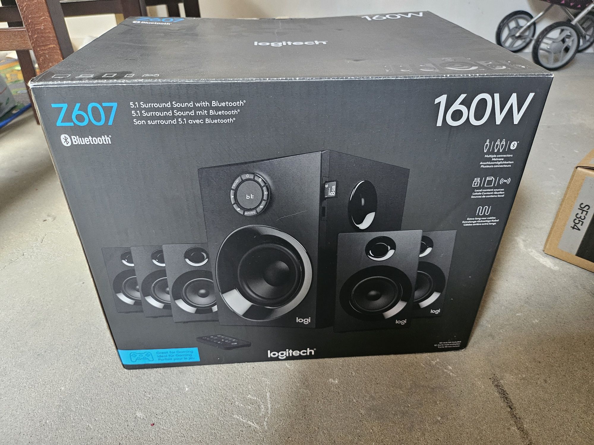 Zestaw głośników logitech 5.1 Z607
