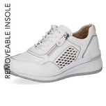 półbuty białe ażurowe - Caprice r: 36, 37, 38, 39, 40,