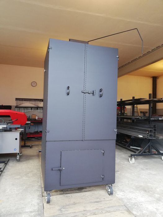 Wędzarnia Przemysłowa Mobilna Grill Masarnicza Wędzok Blacha 4 mm