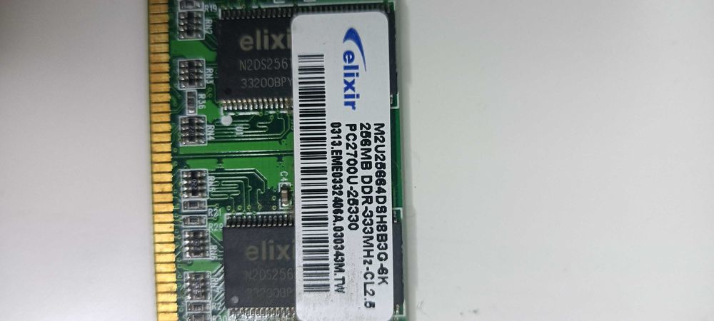 Pamięć RAM elixir 256MB 333Mhz