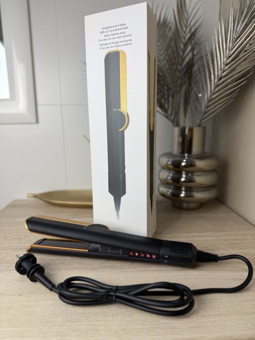 Dyson Airstrait HT-01 Onyx Black/Gold — стайлер утюжок фен для волосся