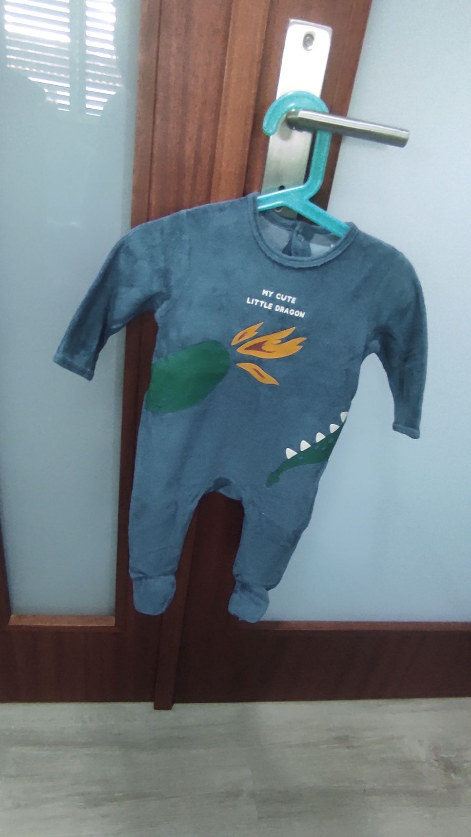 Babygrow veludo pijama