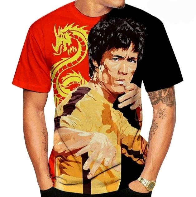 Rashguard M koszulka treningowa bruce lee czarna