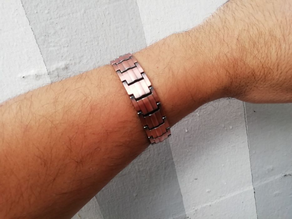 Pulseira Equilíbrio, Bio-Saúde (Magnética, Infravermelhos) Cor cobre