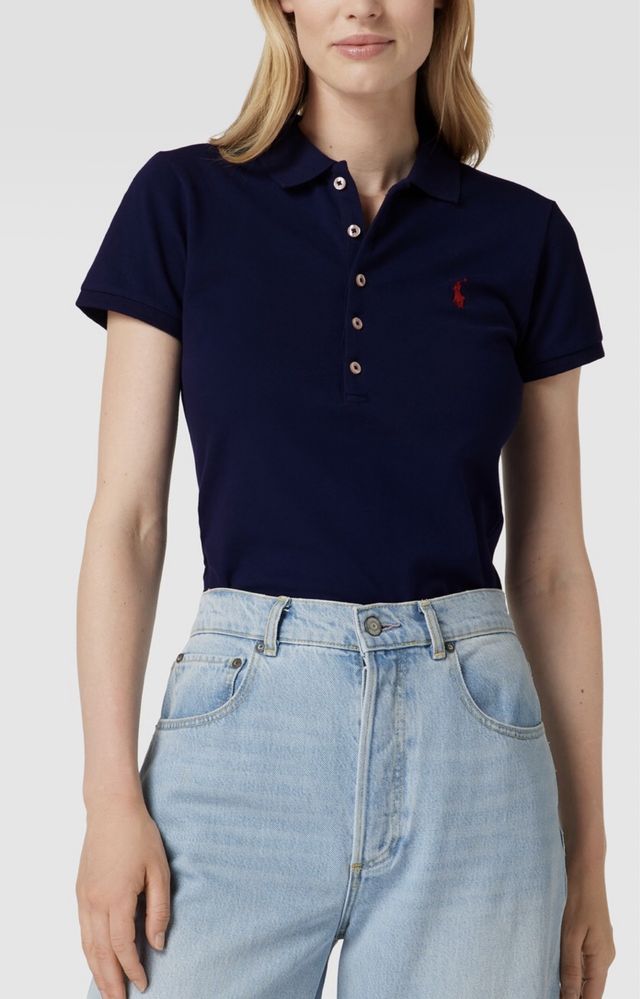 Koszulka damska z kolnierzem- Polo Ralph Lauren S-Xl