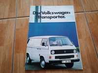 VW Transporter T3 Prospekt 28stron rok-1985