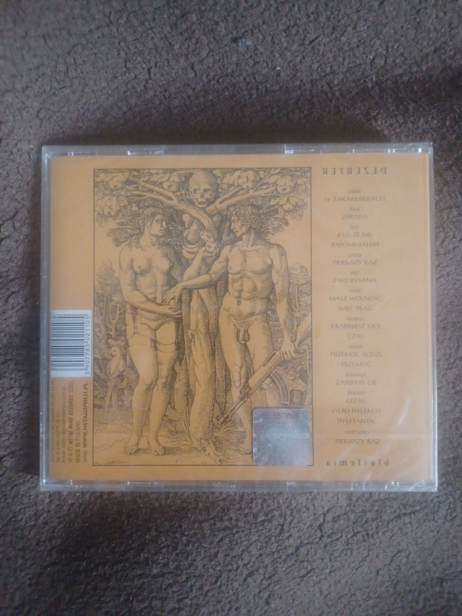 Dezerter "Blasfemia" CD [Nowa w folii] - wydanie Metal Mind z 2002 r.