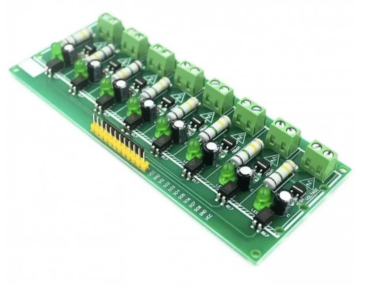 Детектор напруги 220В 8 каналів для контролерів та автоматики. Arduino