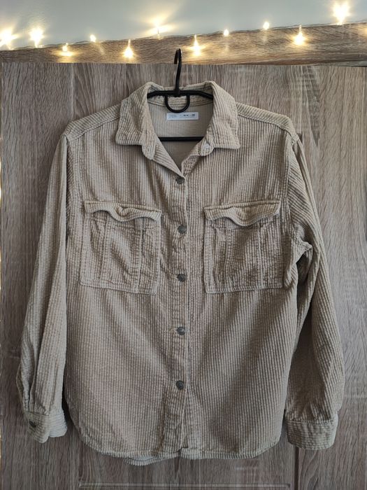 Рубашка Zara вельвет, рубашка джинс