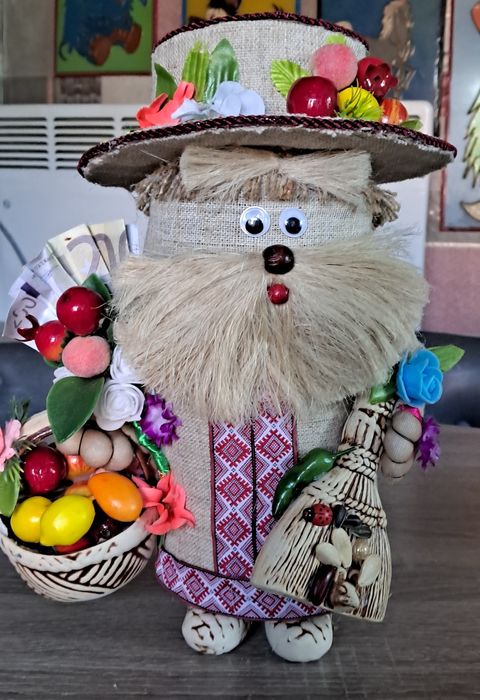 Оберег,Сувенир, Кукла ручной роботы , Домовенок,