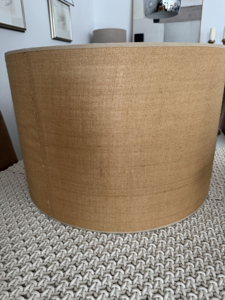 Abajur em linho para sala ou quarto