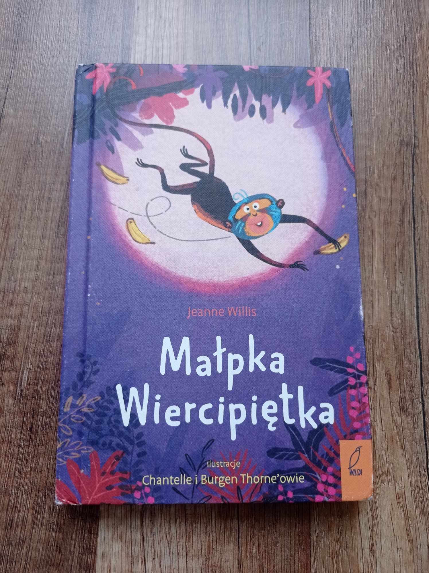 Małpka wiercipiętka książka