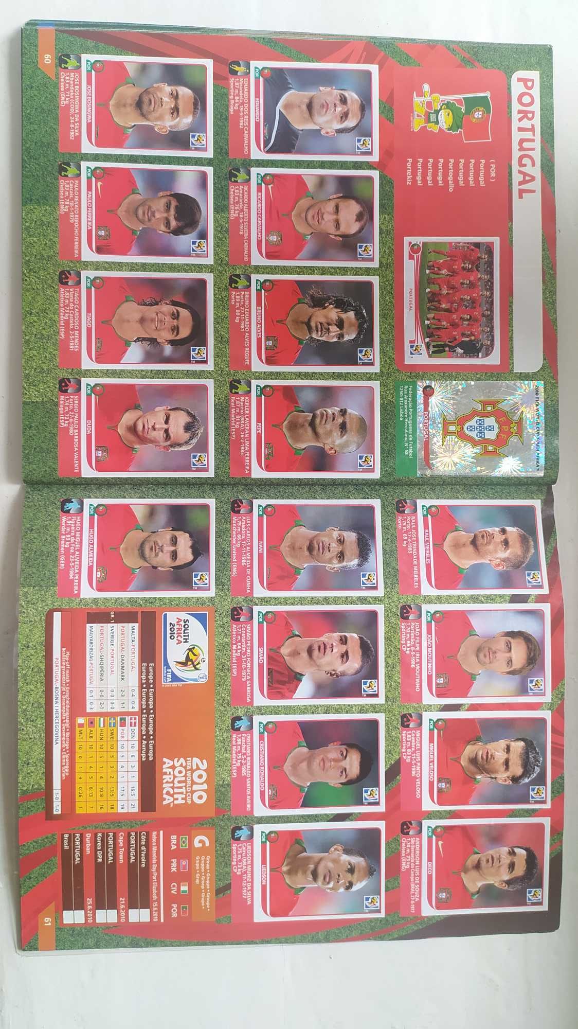 Альбом Panini World Cup 2010 (полный)