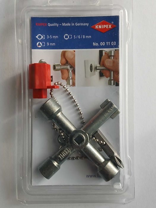 Klucz wielofunkcyjny do szaf sterowniczych KNIPEX*nowy*oryginał