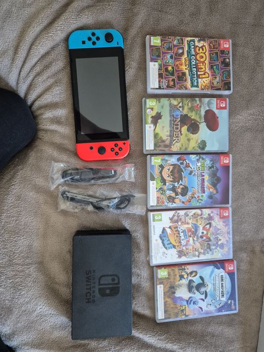 Nintendo switch,  5 gier