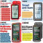 ANENG 620A 681 682 и 683 Smart тестер мультиметр AC/DC, NCV, R/C/D/t/f