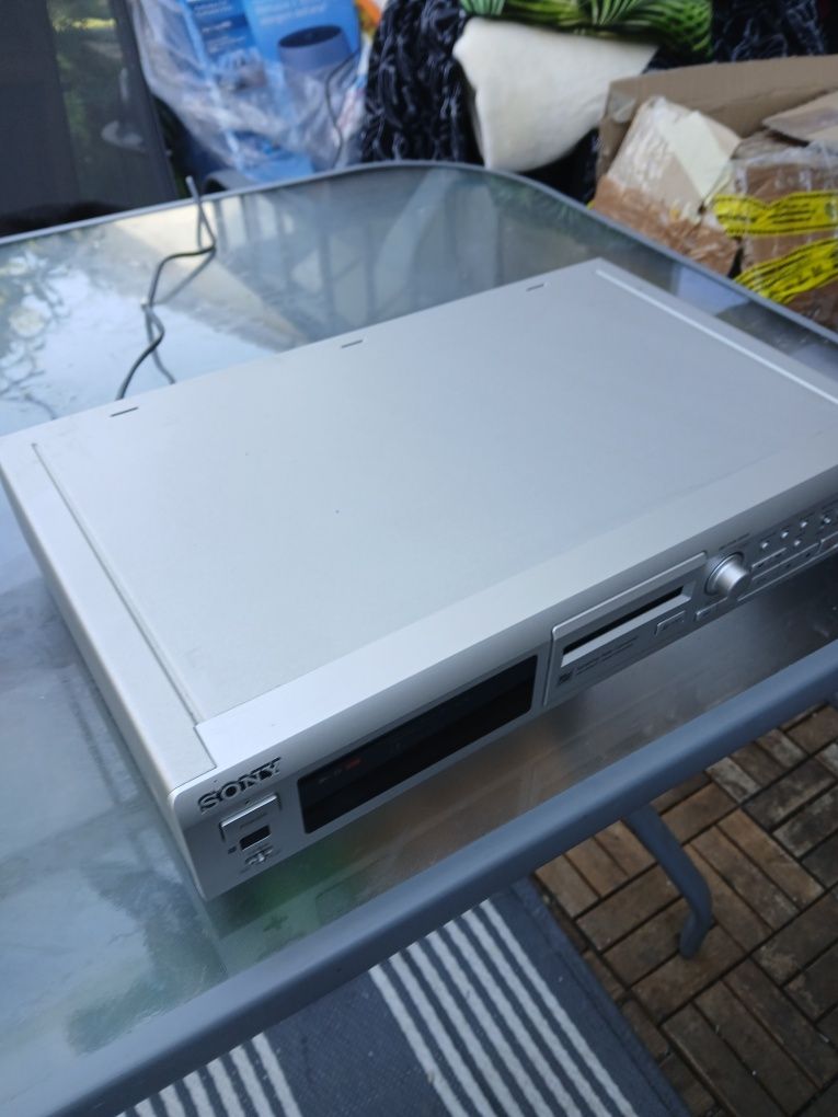 Sony odtwarzacz nagrywarka Minidisc MDS-JE500 srebrny
